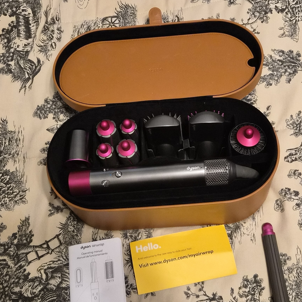 Dyson Hair Styling Set with Pink Accents